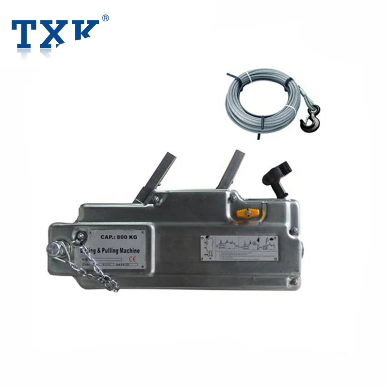 TXK Wire Rope Pulling Hoist/Puller/Tifor 800kg