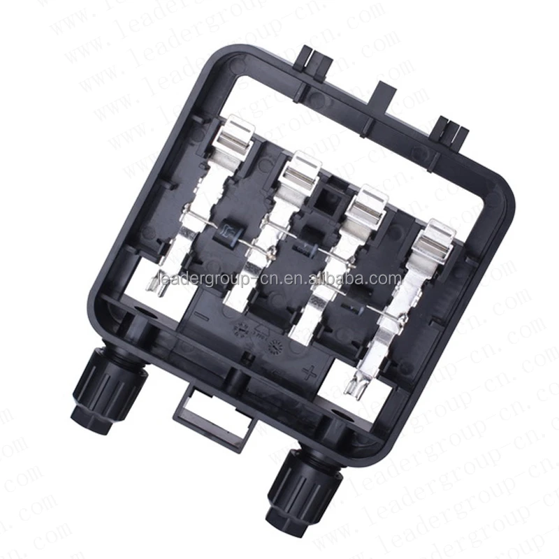 5 pec/lot PV-Junction Box for PV mould 4 rails 3 diode solar junction box
