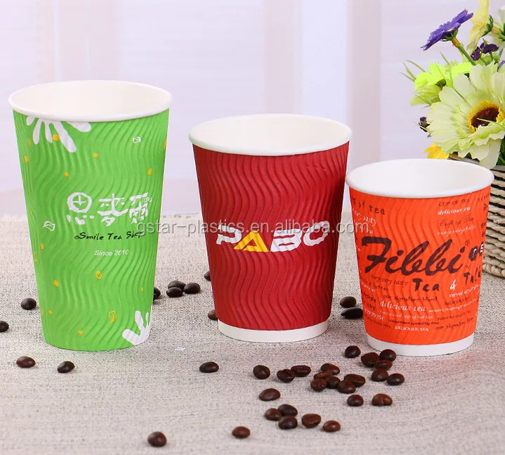 
22OZ 32OZ Large White Hot Coffee Tea Paper Cups with Lids Custom Logo Printed Disposable 