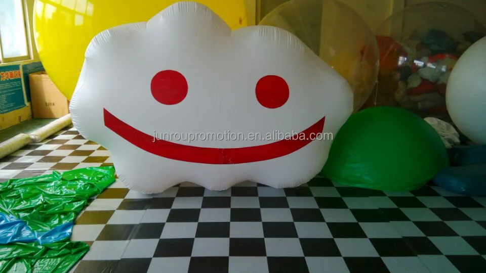 giant inflatable cloud advertising balloons with logo BA-11
