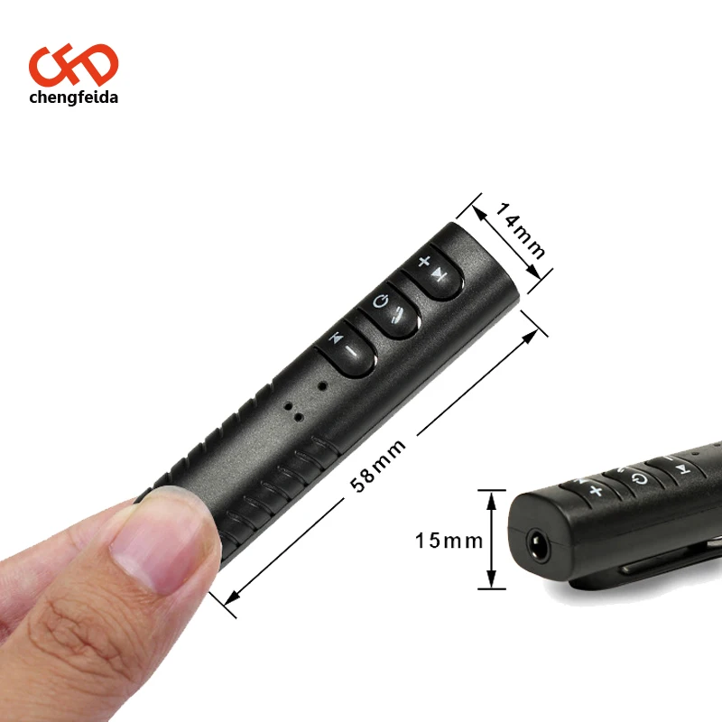 
3.5 mm Wireless Adapter Receiver Car Audio Receiver Jack Adapter Aux Hands free 