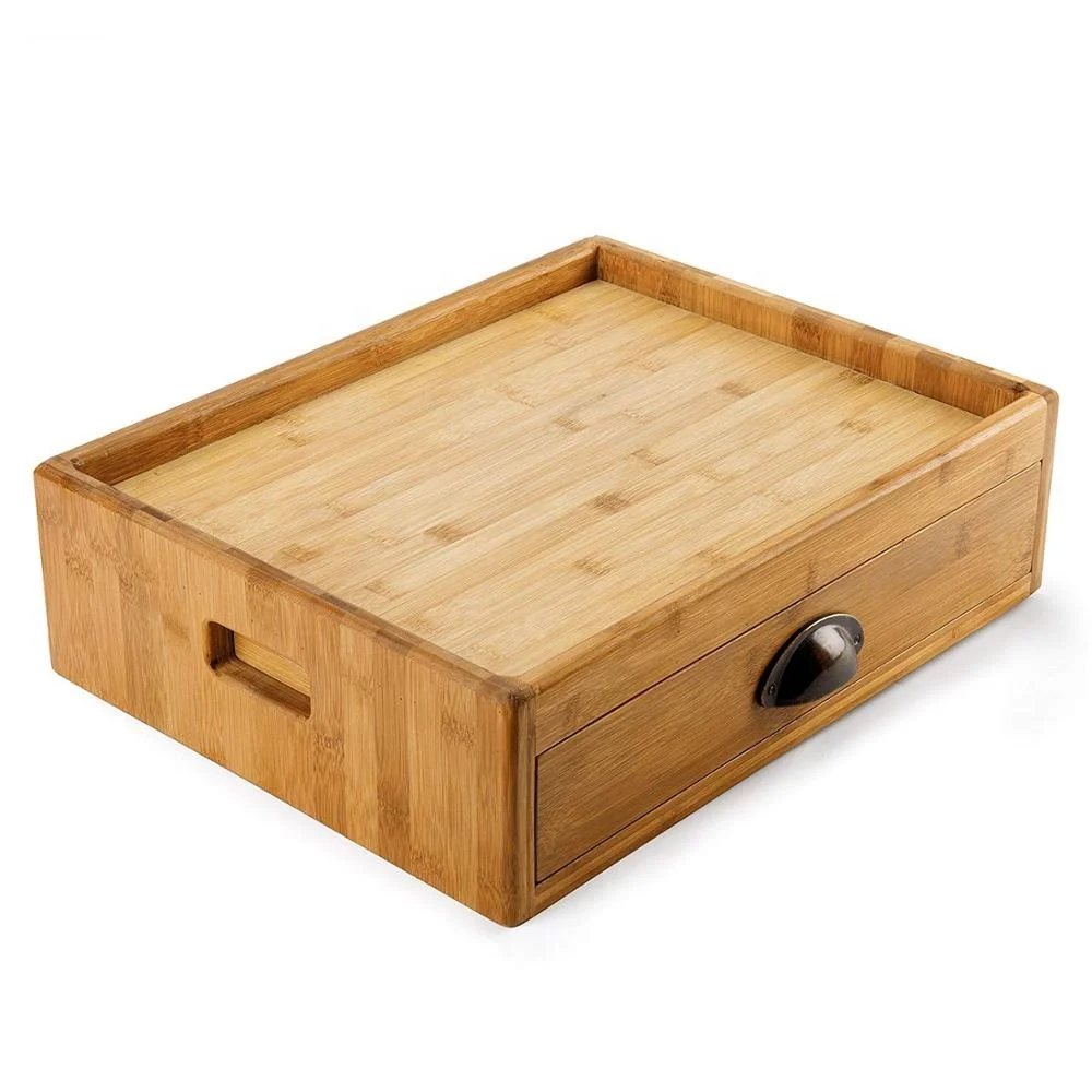 2021 new products Good wooden tray cutlery silverware tray