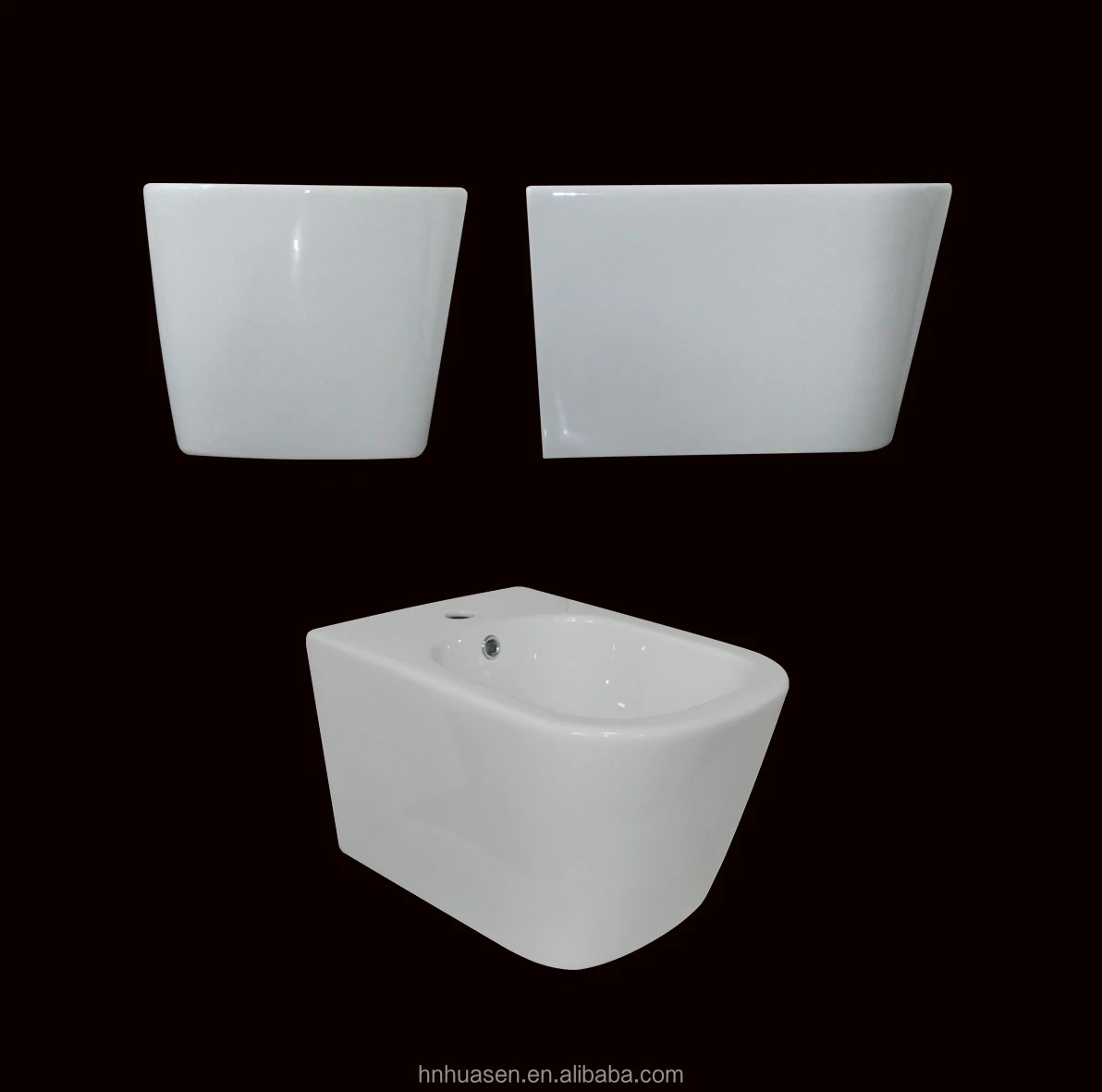 Square Sanitario Bathroom Pissing Toilet Suite with Bidet