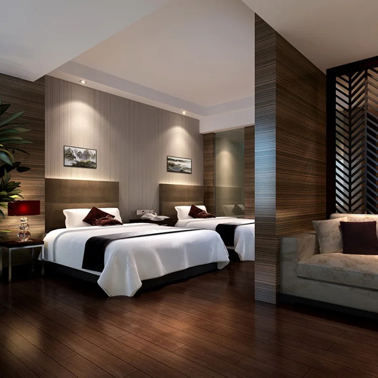 Interior new customized design hotel bed room furniture