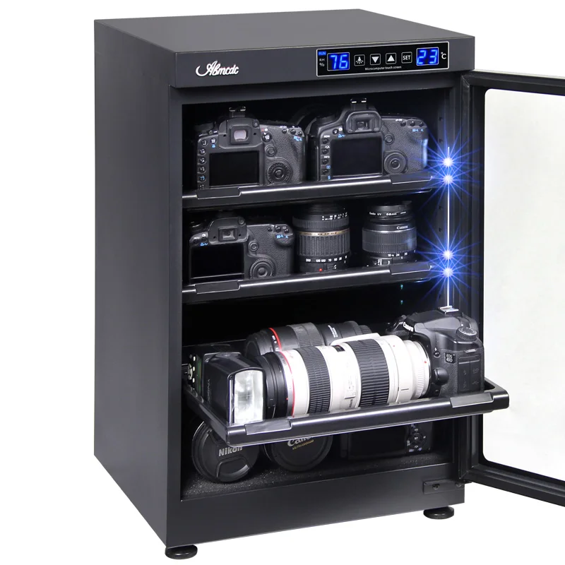 85L  electric humidity control storage dry cabinet dryer machine moisture proof dehumidifier