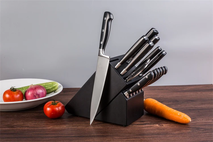 
15 Piece Forged Full Tang Kitchen Cutlery Knife Set 
