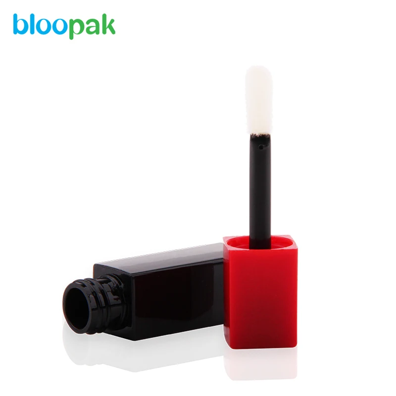  Высококачественный Контейнер для макияжа тюбик блеска губ индивидуальная упаковка пластиковый квадратный