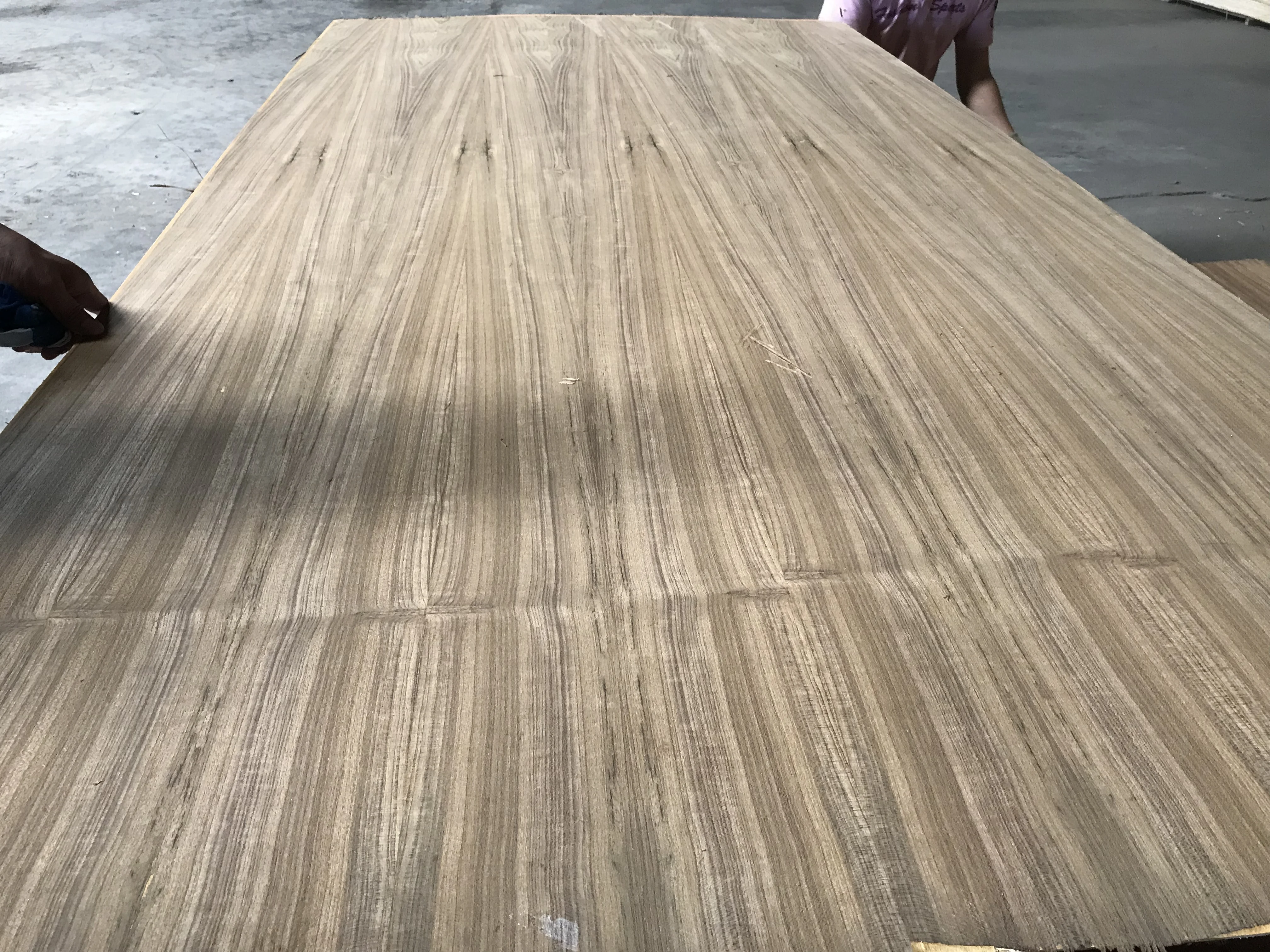 Natural Burma teak plywood for India Iraq market