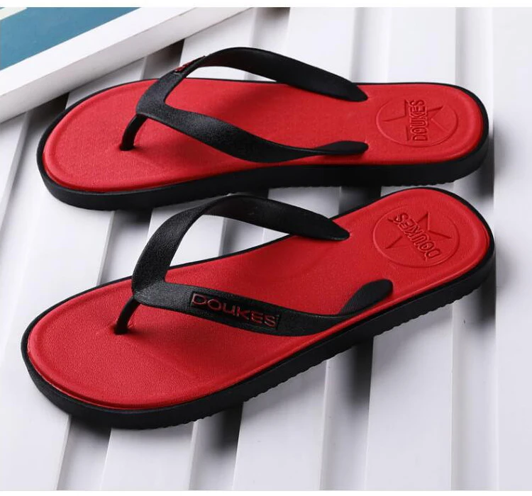 Custom Summer High quality  Wholesale male s slippers Design beach flip flops for men