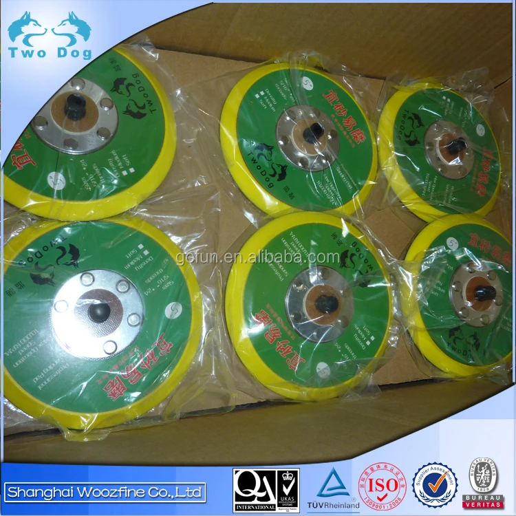 5' round hook and loop backing sanding pad for power tools