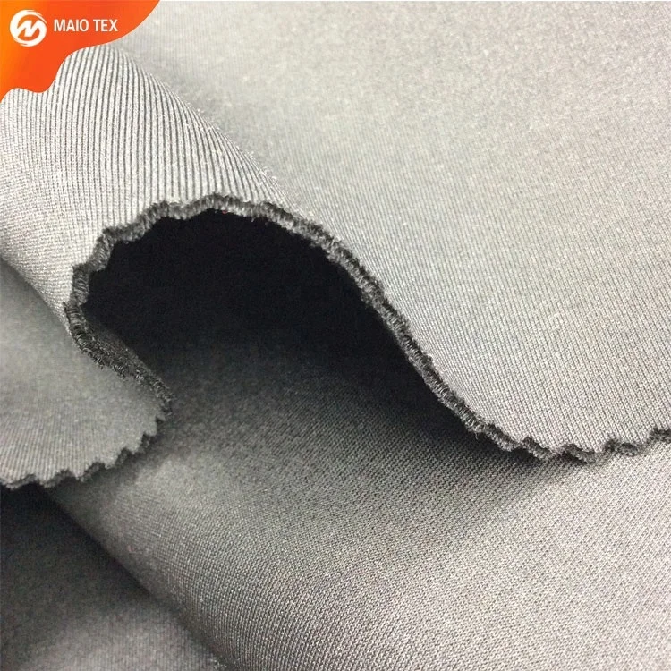 
Most popular 95%polyester 5%spandex scuba sandwich knitted interlock fabric for clothes 