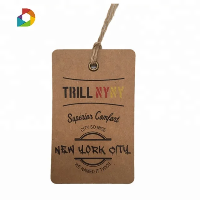 Printed Vintage Kraft Paper Hang tags