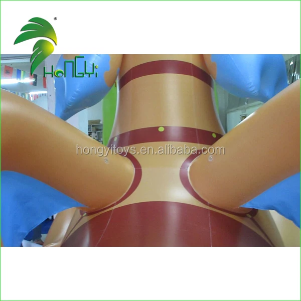 2016 Hongyi PVC 0.4MM Qualified Inflatable Dragon , Strong Vinyl Ride On Inflatable Animal Toy