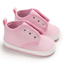 Wholesale canvas casual sport sneakers boy and girl soft sole toddler shoes