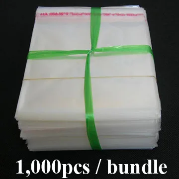 Custom manufacturers polybag cellophane plastic poly self adhesive opp clear bags