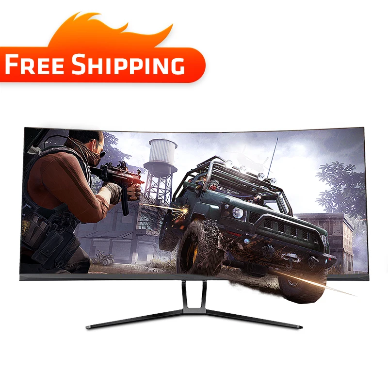 
North America Free Shipping high response 35 inch curved lcd gaming display monitor 