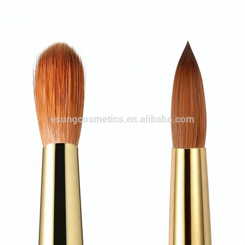 Профессия красного дерева высокого качества 100% Прю колонок акриловая круглая форма ногтей кисть (значения rsize: 6,8,10,12,14,16,18, 20, 22)