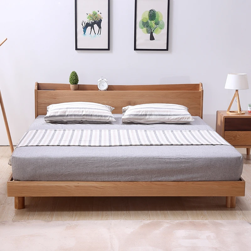 Japanese Style Latest Solid Wood Bed