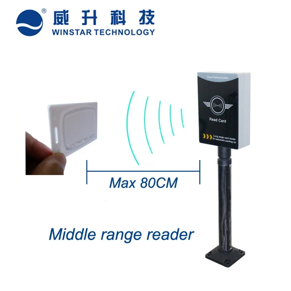 
Parking system middle-range RFID reader 125khz support EM card to read 