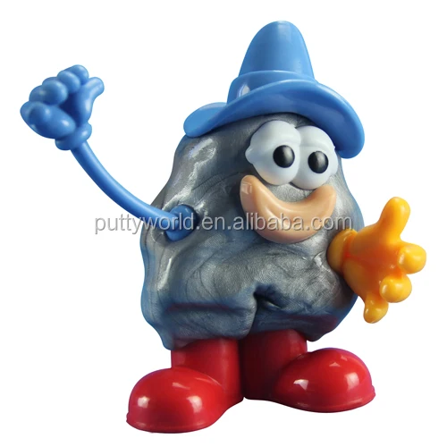 Cute and changeable monster made of silicone bouncing putty toys for kids