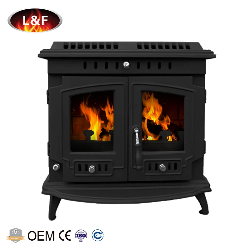 Unique Style Cast Iron Indoor Wood Burning Stove Water Heater Boiler