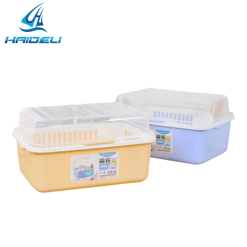 kitchen tableware case plastic small kitchen bowl cupboard with lid