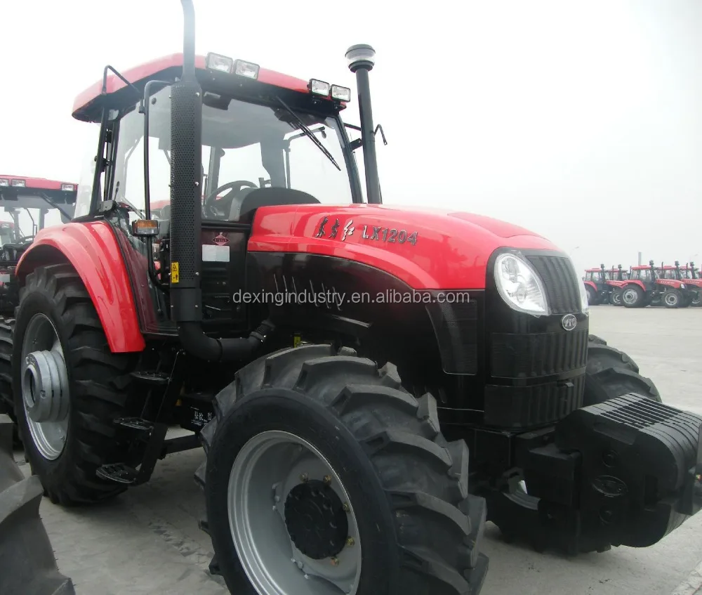 Factory supply best quality YTO 1204 120hp tractor with 6 cylinder diesel engine