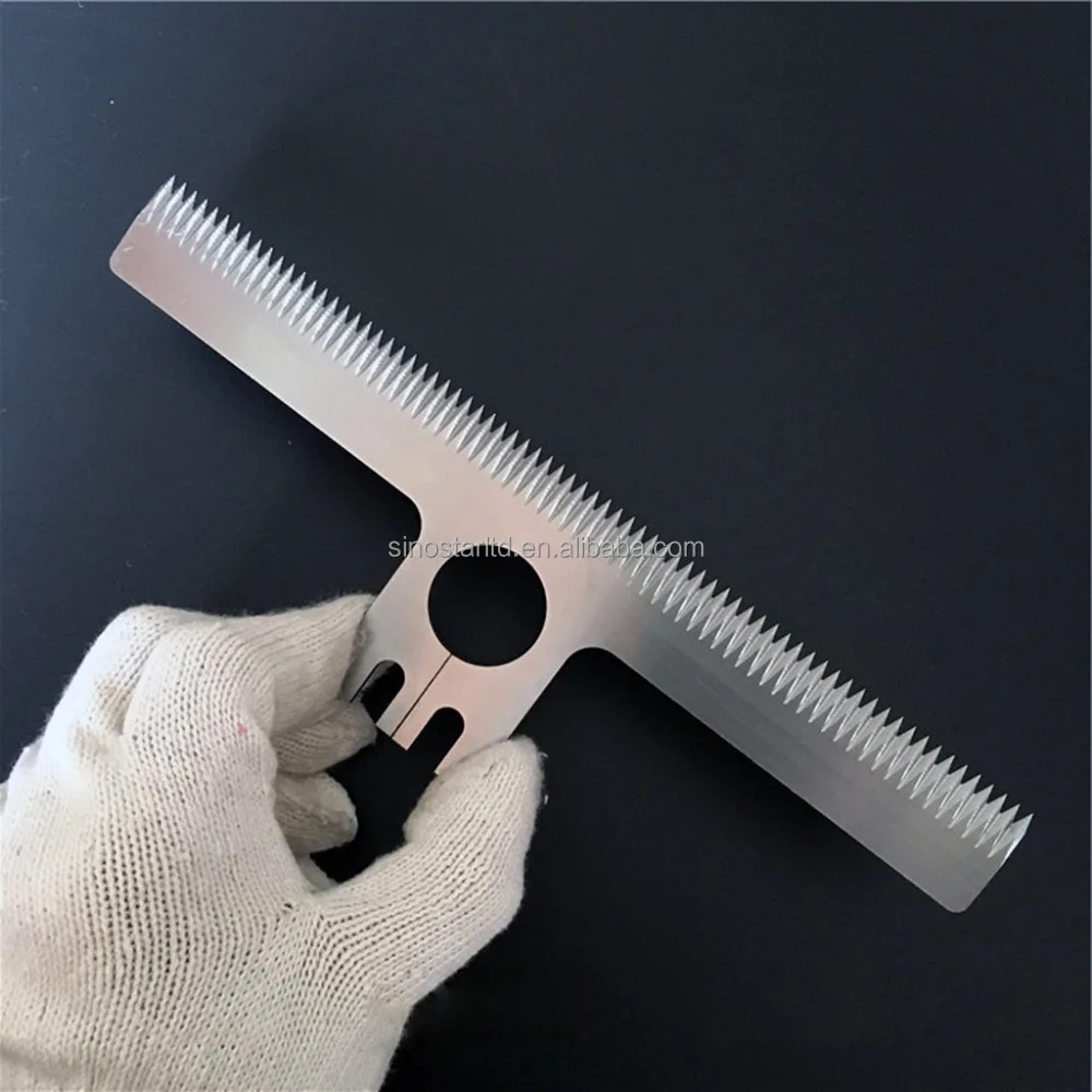 packing machine T type serrated knives