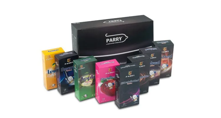 PARRY Kondom 12 pcs box pack Lubricated condom Dotted condom Private kondom