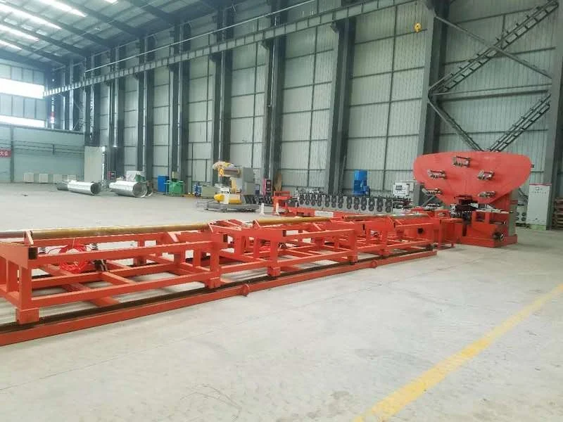 
Large diameter corrugated steel pipe forming machine for underground water pipe 