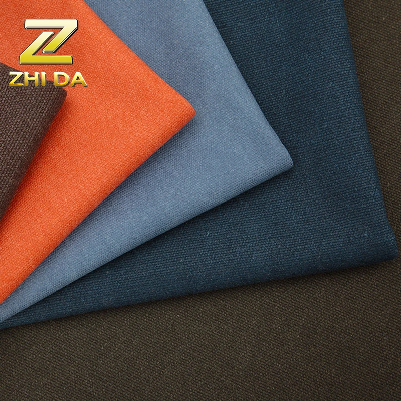 70% cotton 30% polyester 12 oz dry waxed washed canvas material for book bag