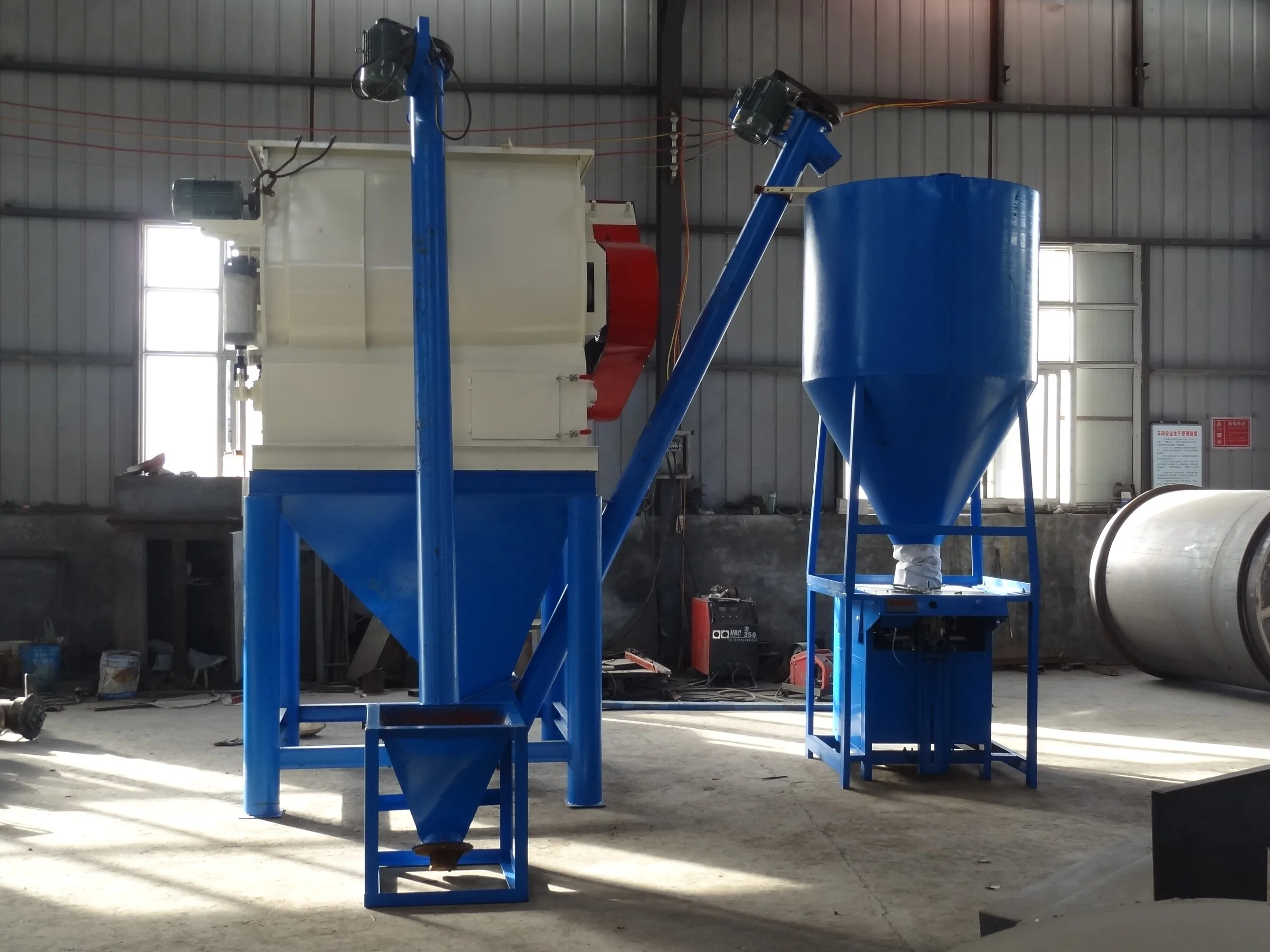 CE certification new design simple Zhengzhou dry mortar mix plant production line