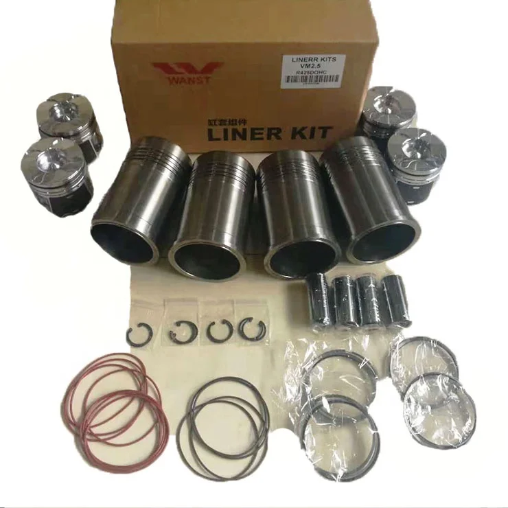 Competitive price VM R425 2.5 diesel engine rebuild kit piston ring liner sleeve kits for sale