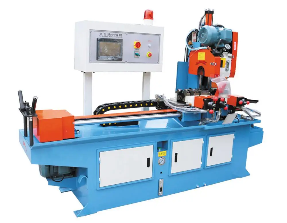 High speed CNC Full automatic carbon steel / metal tube / pipe cut machine