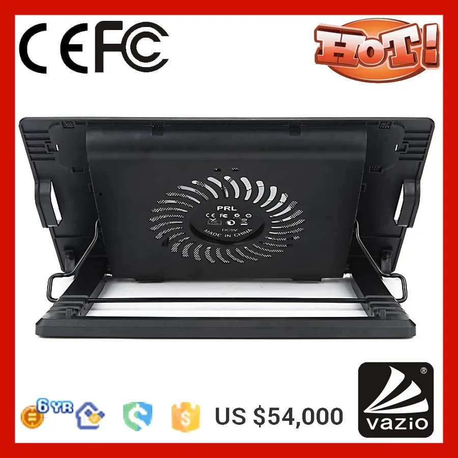height adjustable led laptop notebook cooling fan pad