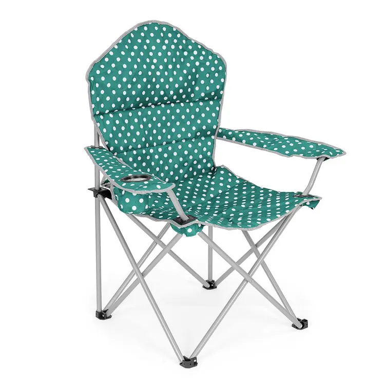 portable small beach folding camping chair outdoor with armrest