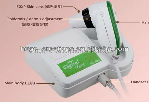 Newest iriscope iridology camera high resolution skin texter