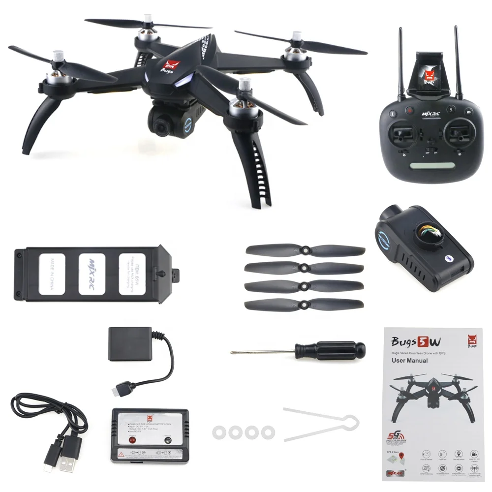 MJX Bugs 5 B5W RC Drone with 1080P 5G WIFI camera GPS Follow Me drone
