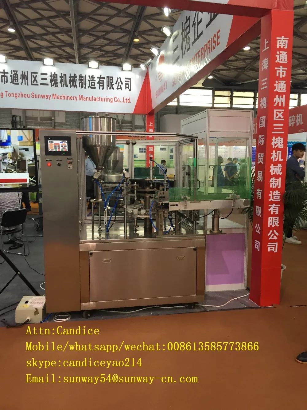 Automatic Plastic Cosmetic Tube Filling & Sealing Machine