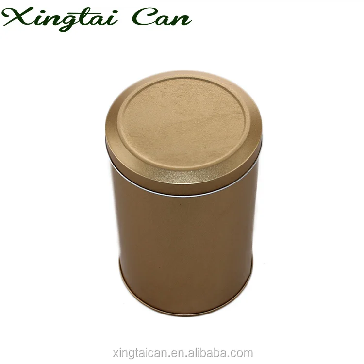 
C-Y005B gold silver embossing round shape tin box cookies biscuit chocolate food storage box 