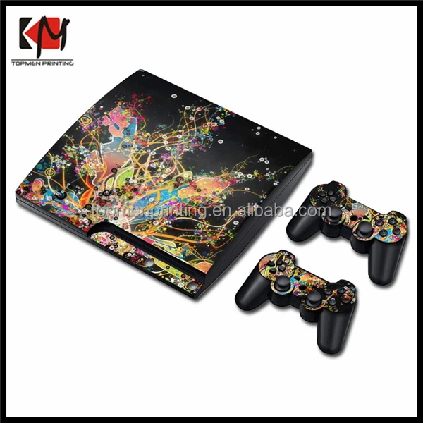Customized antique skin for ps3 slim console vinyl sticker