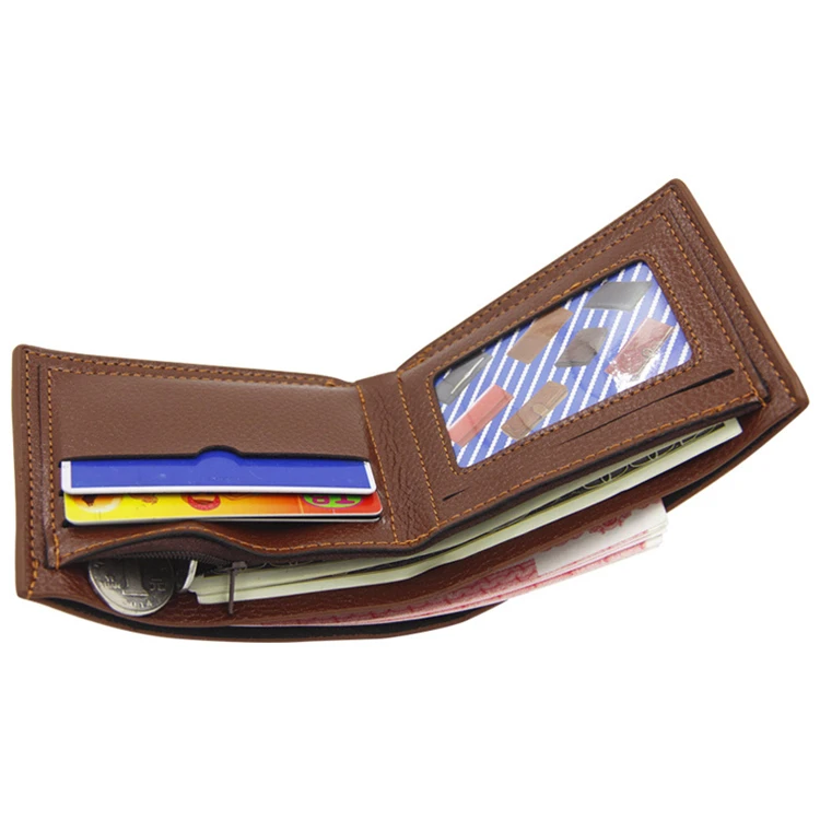 China manufacture custom wallet leather men