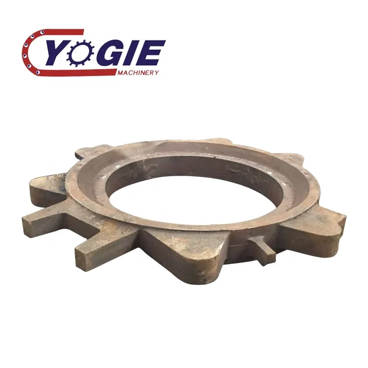 large size casting steel crawler crane bulldozer chain sprocket