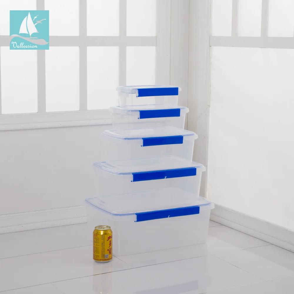 
Best selling wholesale kitchen clear reusable BPA Free airtight plastic storage box food container 