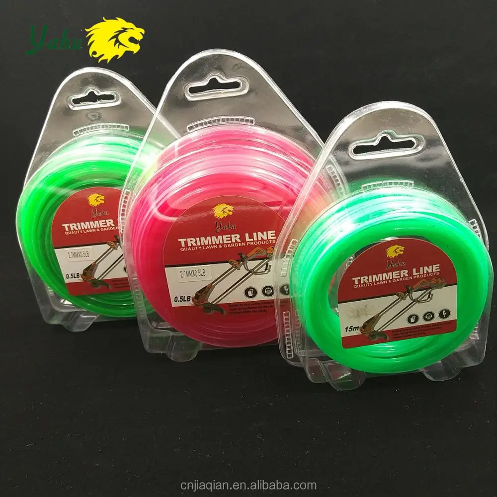 
YiWu lawn mower engine grass cutter anti-slip nylon line Nylon grass trimmer line chainsaw weed eater line 