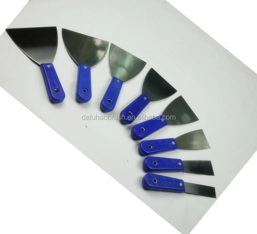 High quality Stainless Steel Putty Knife with rubber handle