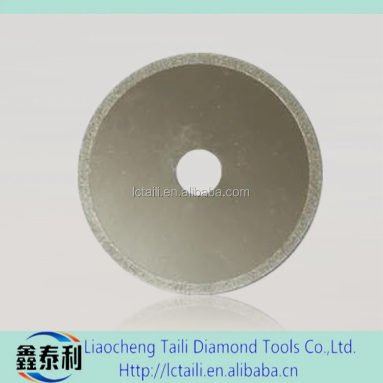 High precision ultra thin diamond / CBN cutting wheel for glass processing
