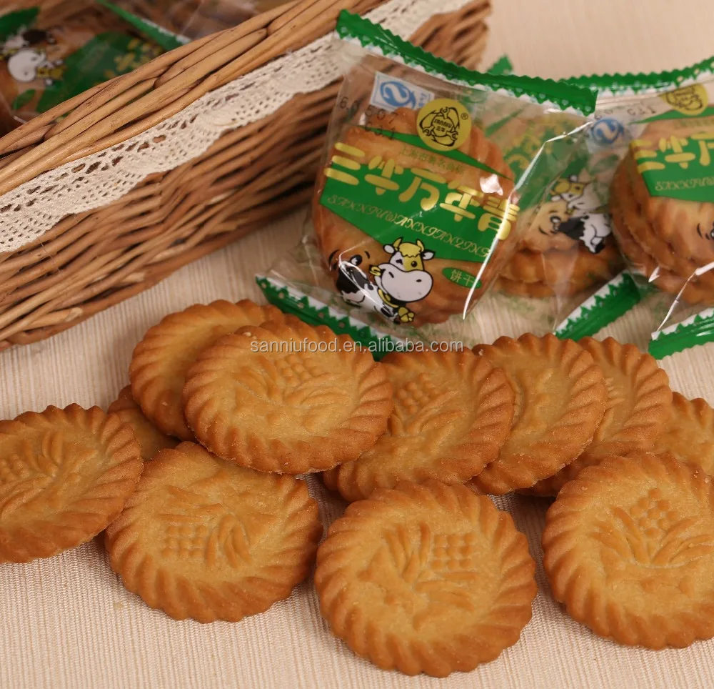 
Hot sale Evergreen Onion flavor good biscuit cracker manufacturer 