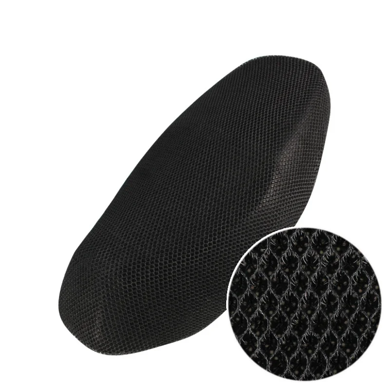 
Motorcycle Scooter E-bike 3D Seat Cover Summer Sun Proof Non-slip Breathable Scooter Sun Pad Heat Insulation Cushion Cover 