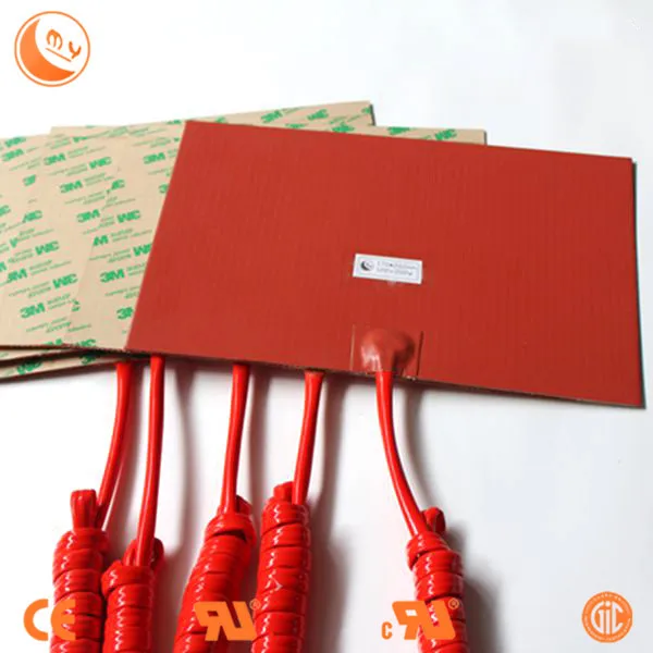 Силиконовый резиновый нагреватель, коврик для подогрева 3D-принтера, 12 В, Электрический автомобильный нагреватель с термостатом, подогреватель двигателя автомобиля